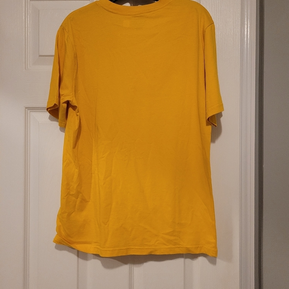 NWT- Polo by Ralph Lauren Men's Yellow T-Shirt With Blue Emblem - Picture 6 of 6
